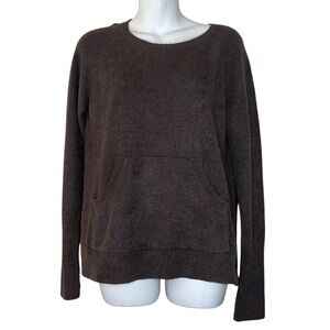 Barefoot Dreams CozyChic light brown pullover size S